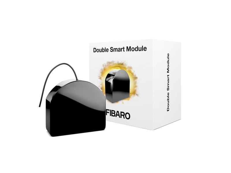 Fibaro Double Smart Module Z-Wave Z-Wave Schaltaktor potentialfrei mit Taster-/Schaltereingang 2-fach