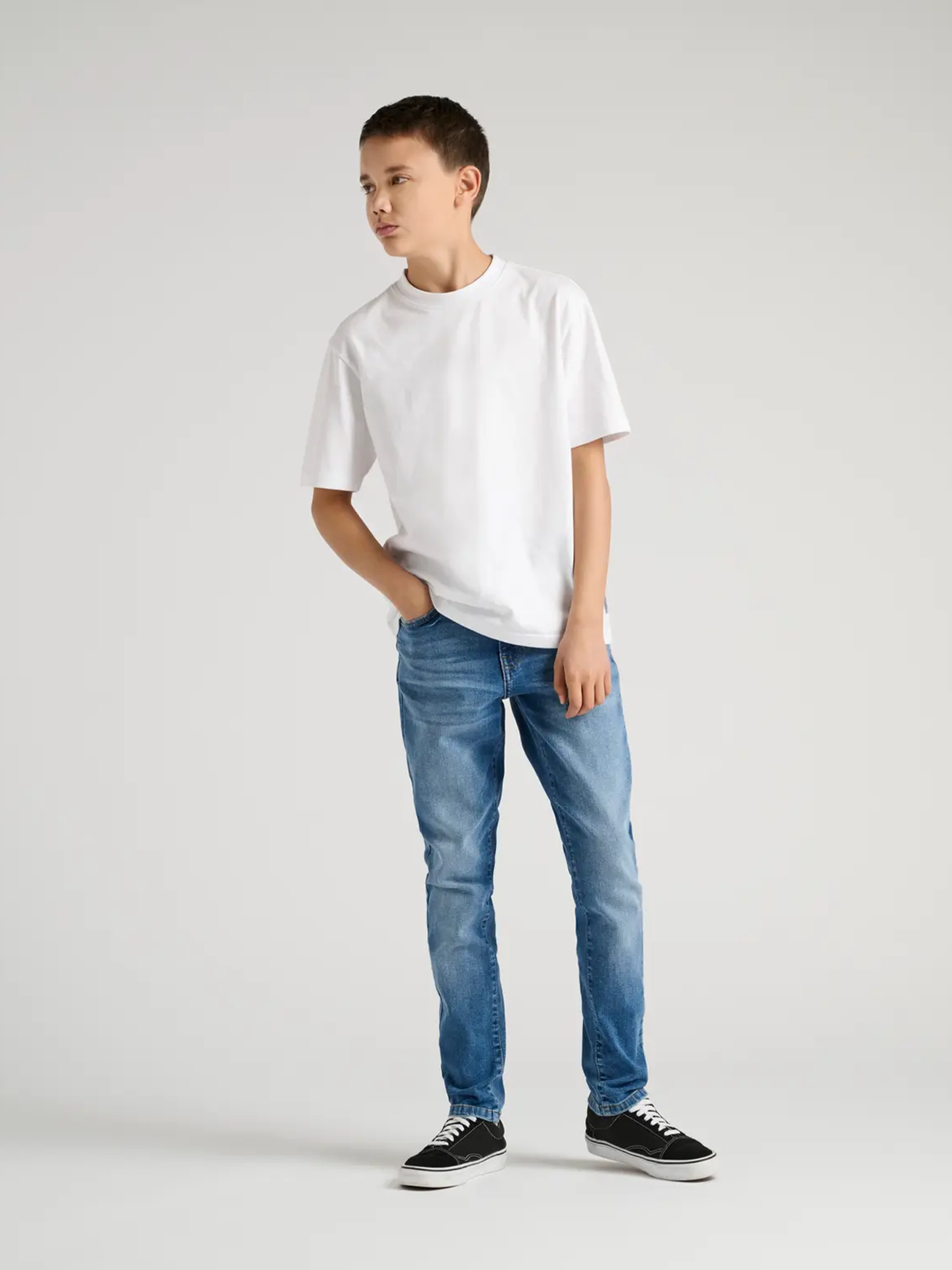 Yoke Tapered Jax Denim