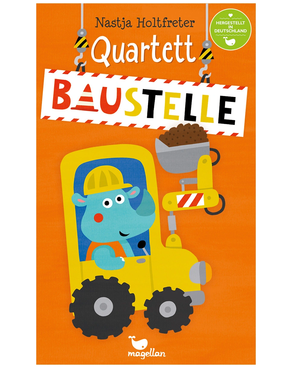 Kartenspiel QUARTETT - BAUSTELLE 32-teilig