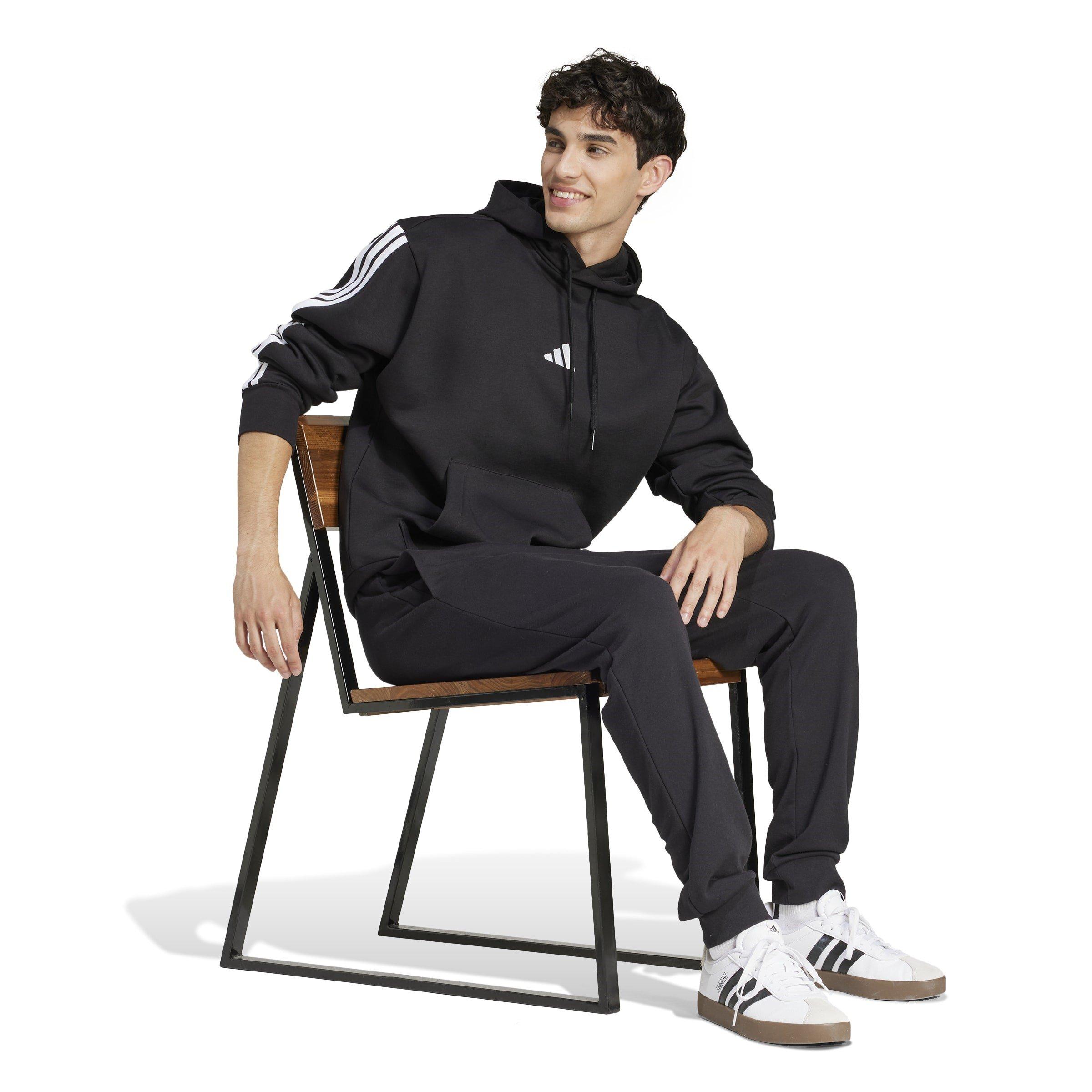 adidas Essentials Fleece 3-Stripes Hoodie Mens