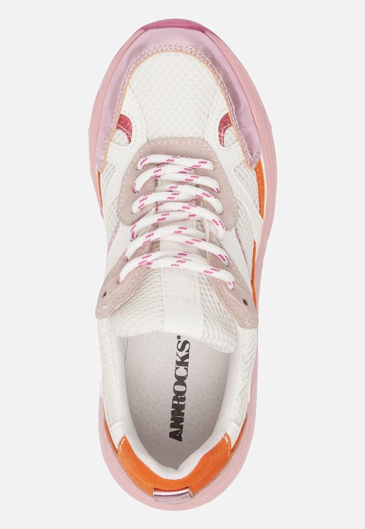 Ann Rocks Sneakers roze Synthetisch