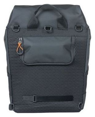 BASIL Sac À Dos Vélo Miles Tarpaulin 17 Litres 31 X 17 X 44 Cm - Noir/Orange