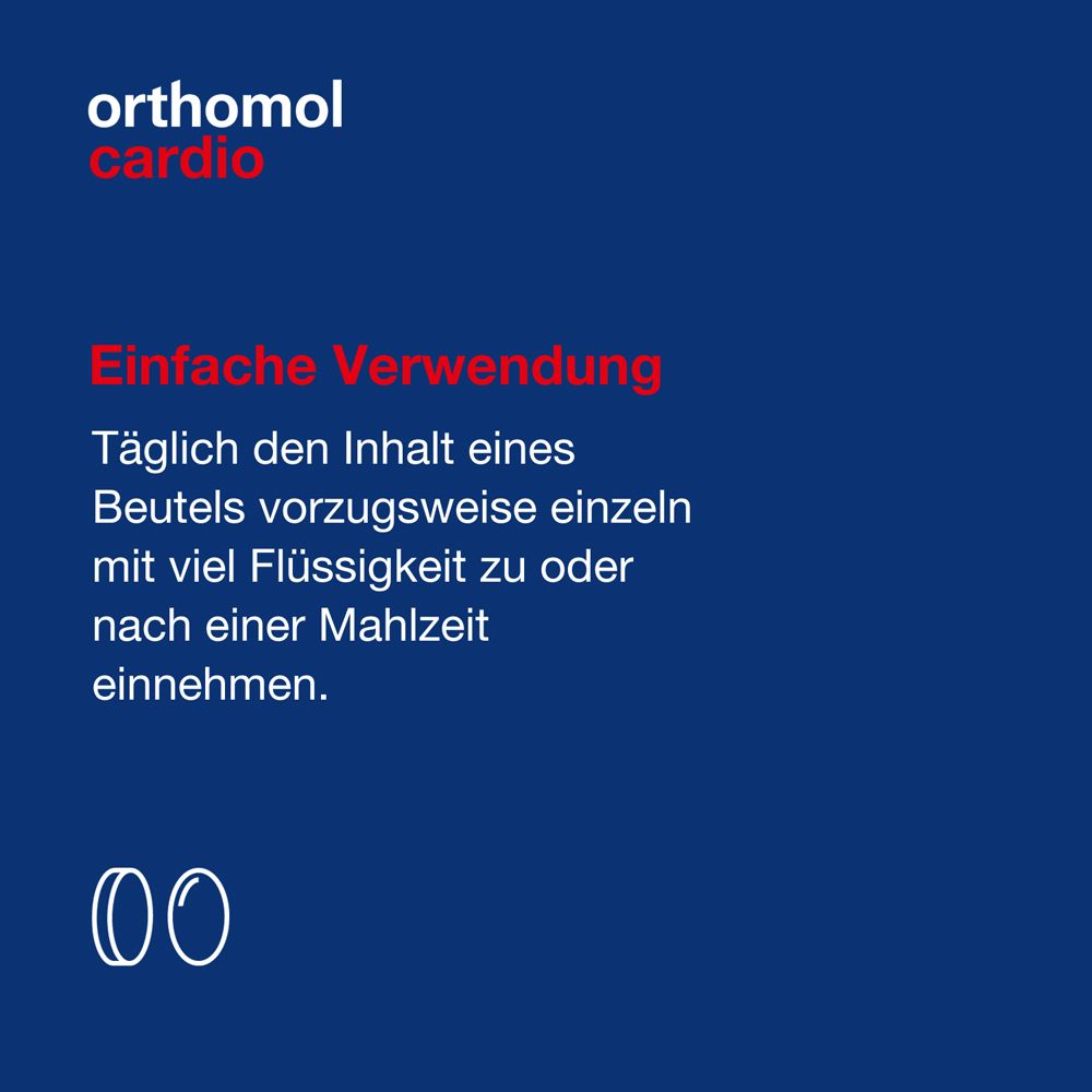 Orthomol Cardio - unterstützt die normale Herzfunktion, mit Magnesium, Omega-3-Fettsäure, Vitamin D - Tabletten/Kapseln