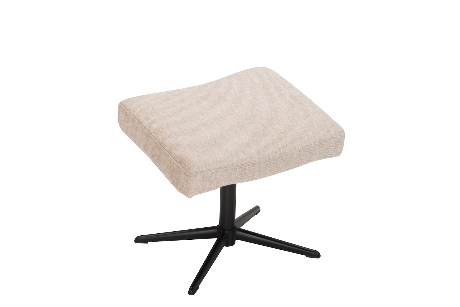 Leo krakk Tekstil Brego 3590 beige med polaris sokkel i sort. Medium