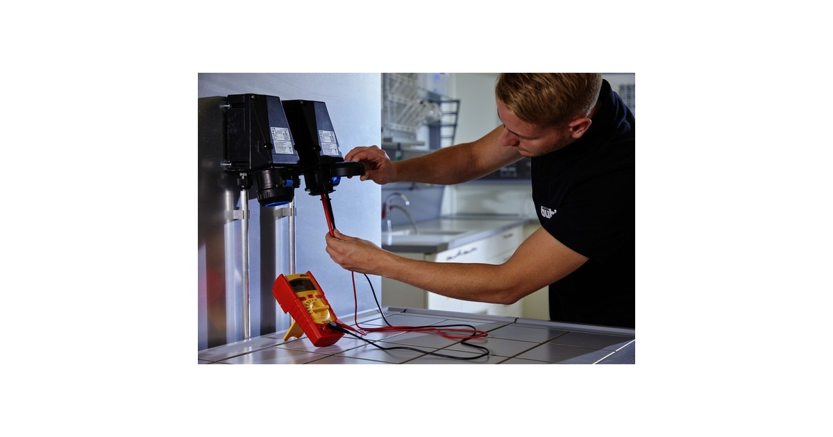 WihaDigitale multimeter tot 600 V AC, CAT IV meetapparaat  (Rood/geel)