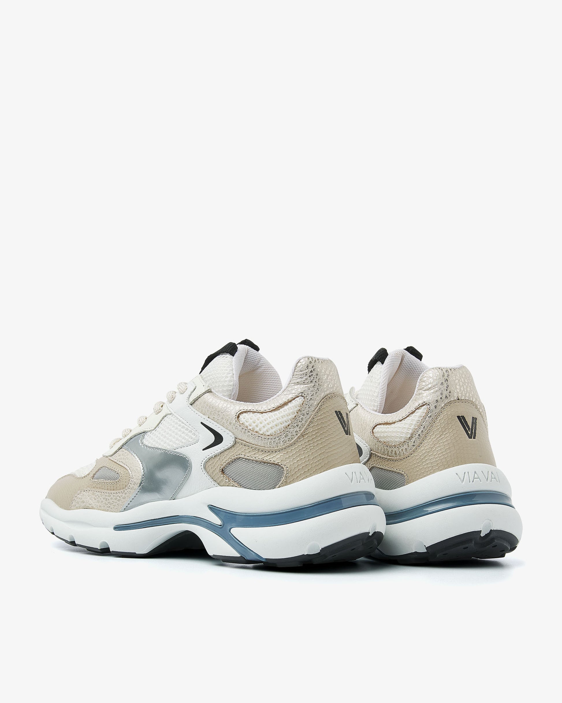 VIA VAI beige dames sneakers Vesper Due