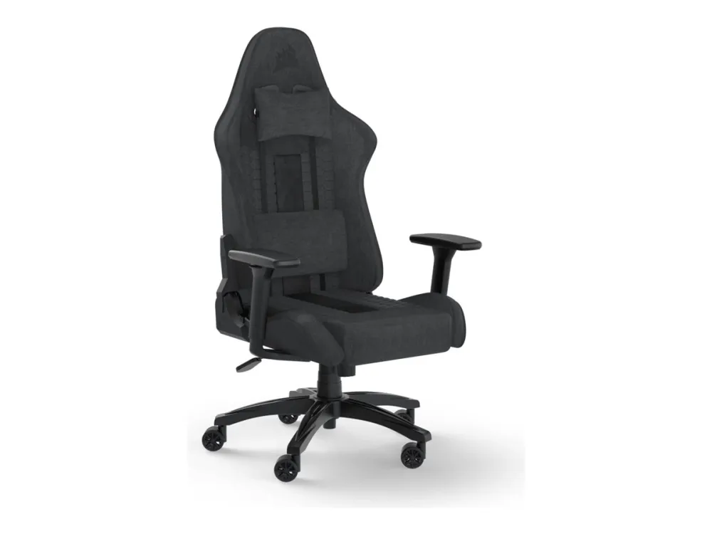 Corsair | TC100 Relaxed (Fabric) - Gamingstol - Stof - Op til 120 kg | Sort/Grå