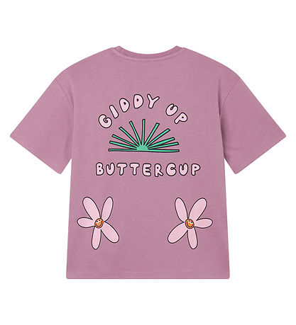Stella McCartney Kids T-Shirt - Lila m. Print