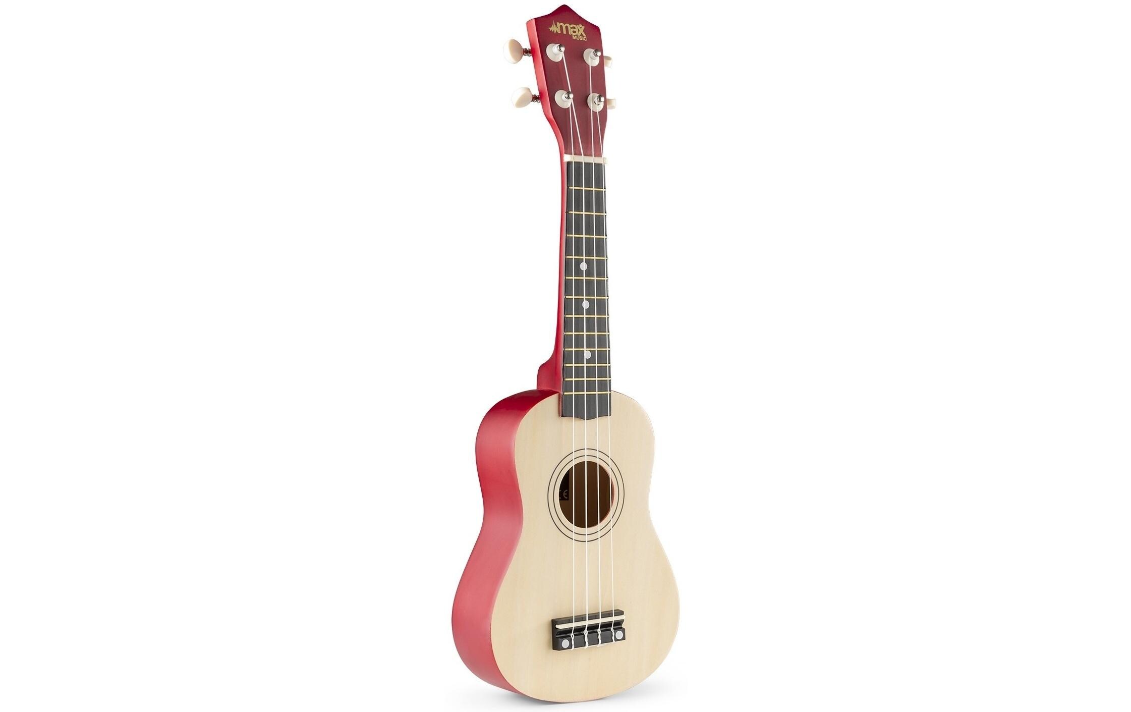 Ukulele UKEY Set Soprano Natural 21 ZollSopranukulele mit Tasche und Zubehör