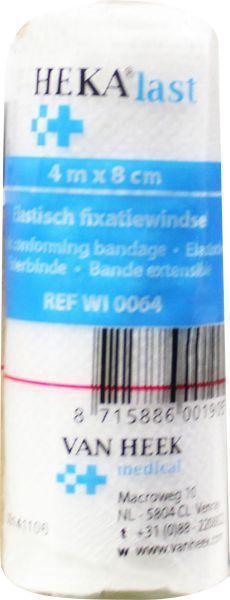 hekalast Elastisch windsel 4 m x 8 cm 1st