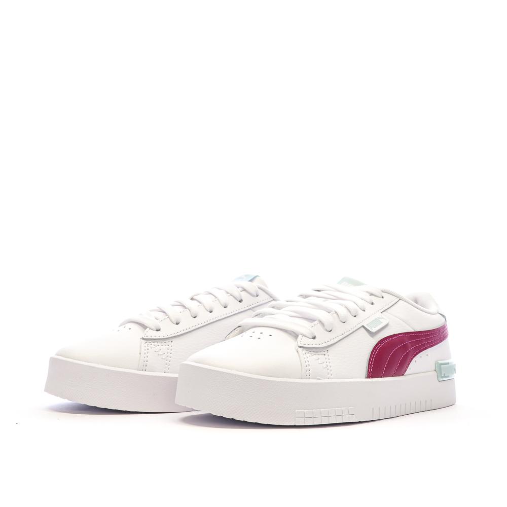 Puma Baskets Blanches/Bordeaux Femme Puma Jada 381990-02