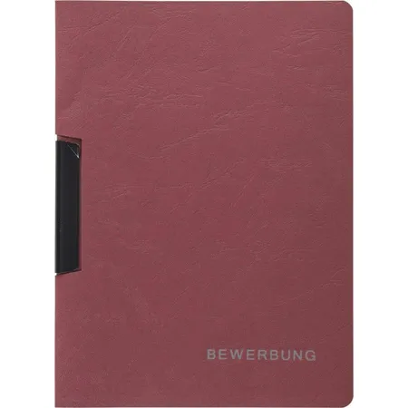 BRUNNEN Bewerbungsmappe rot 2-teilig mit Clip
