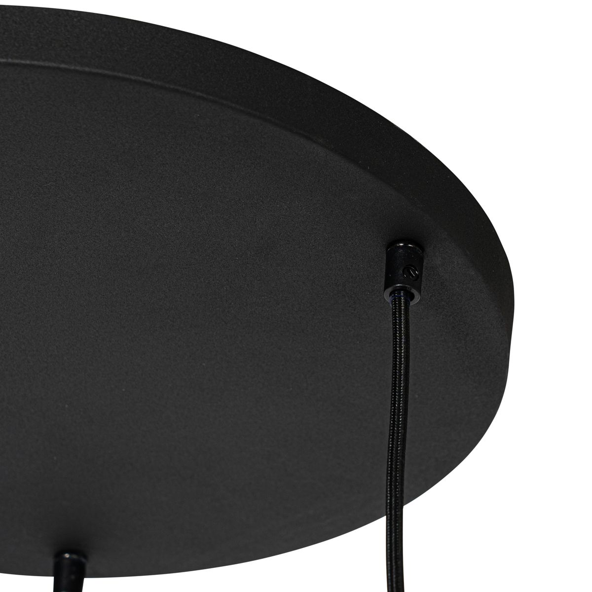 Moderne hanglamp zwart 3-lichts - Cloth