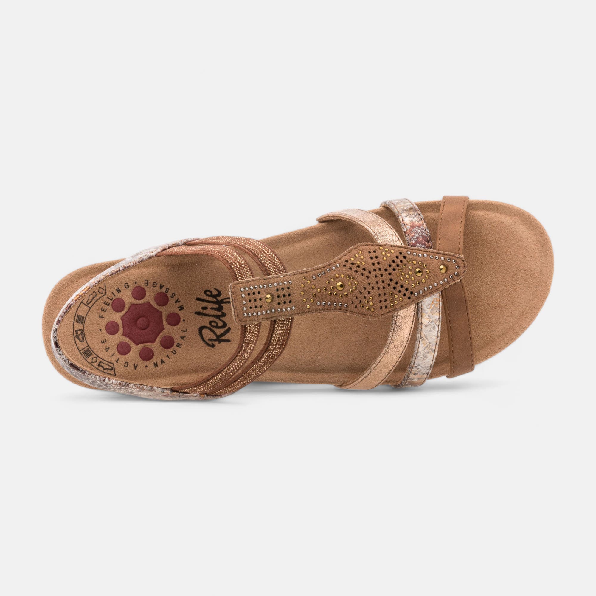 Sandales Femme cognac