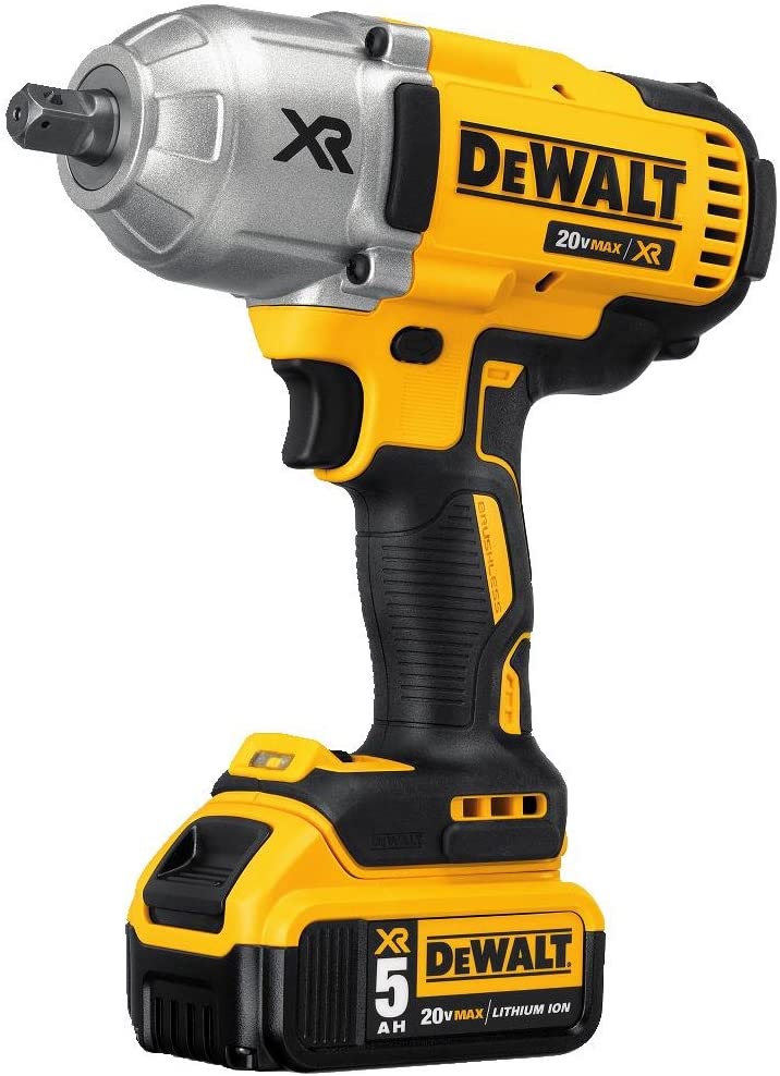 DEWALT 20V MAX XR CORDLESS IMPACT WRENCH KIT WITH DETENT ANVIL, 1/2-INCH (DCF899P2)