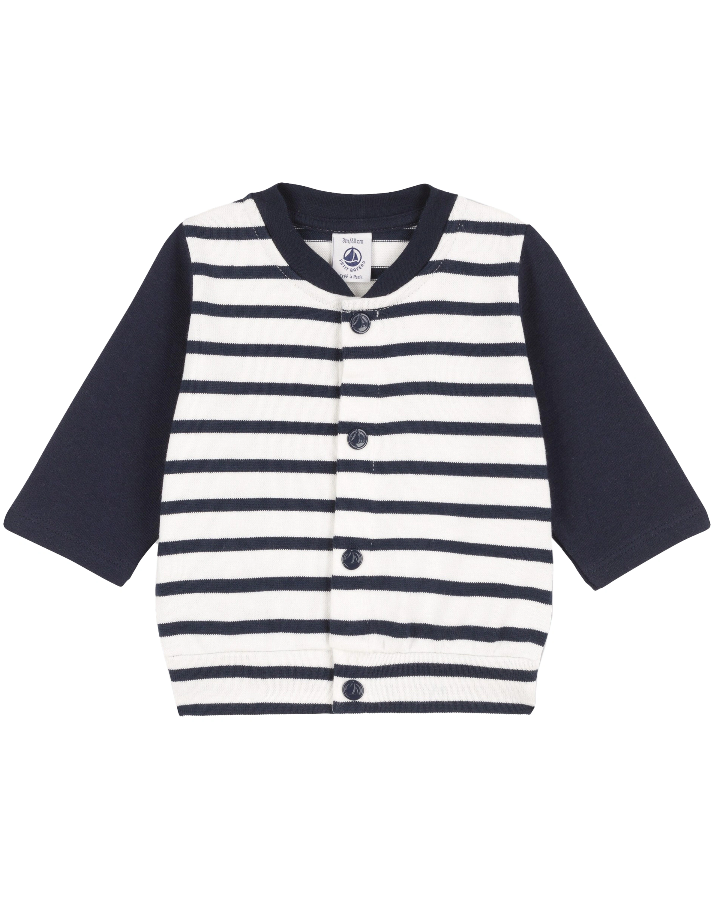 Sweatjacke BELLINI in marshmallow/smoking