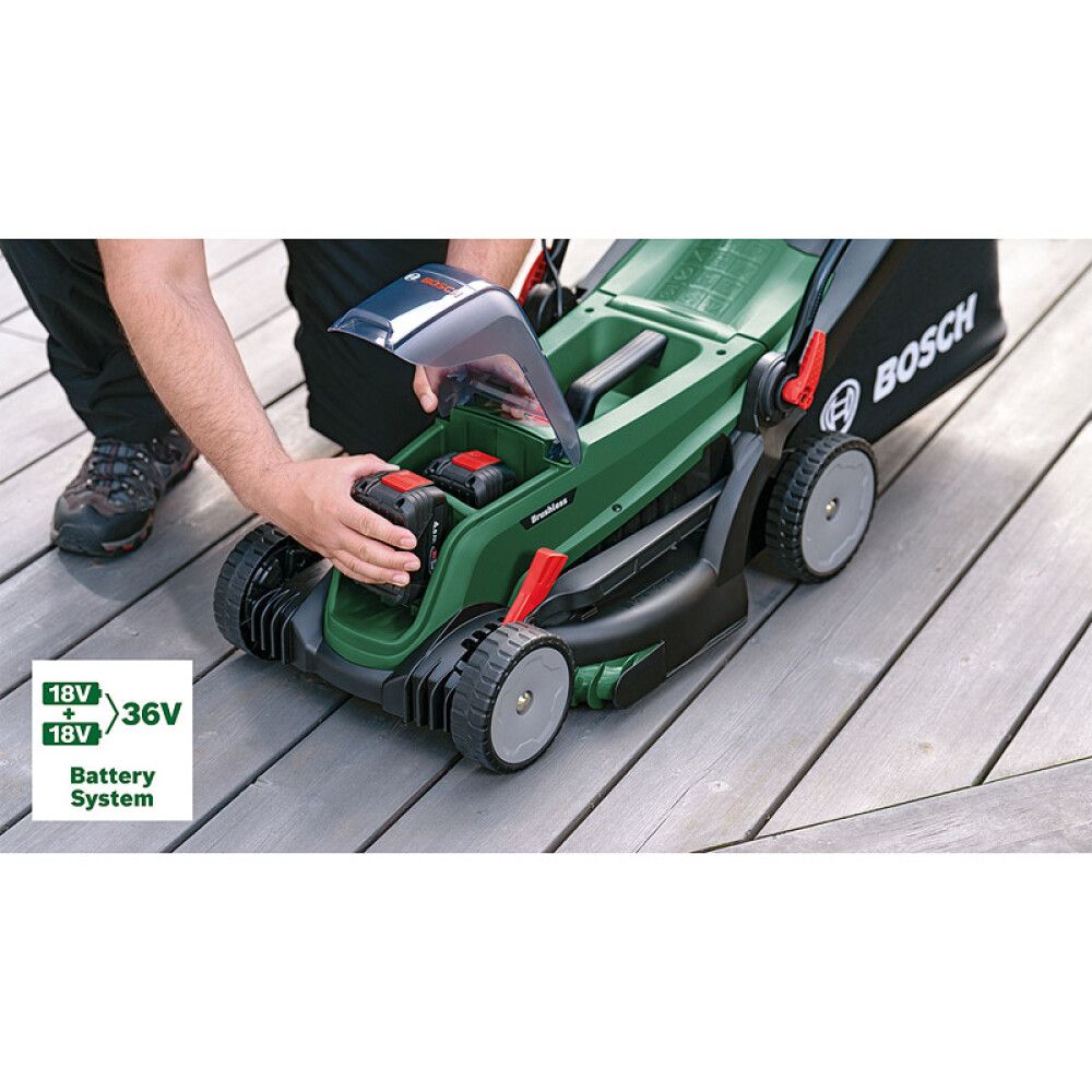GRESSKLIPPER BOSCH UNIVERSAL ROTAK 37-550 36V 2X4,0AH