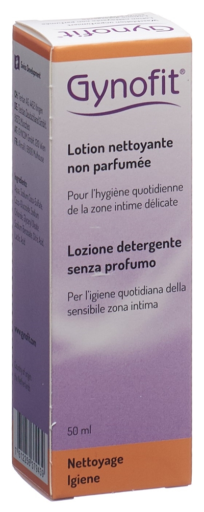 GYNOFIT Waschlotion unparfumiert Reisepack 50 ml