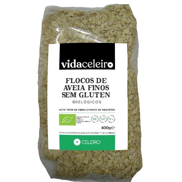Flocos De Aveia Finos Sem Glúten Biológicos