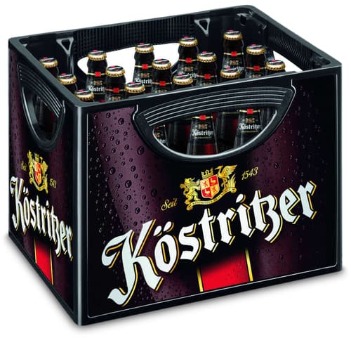 Köstritzer Schwarzbier Kiste 20x0,5 l (MEHRWEG)