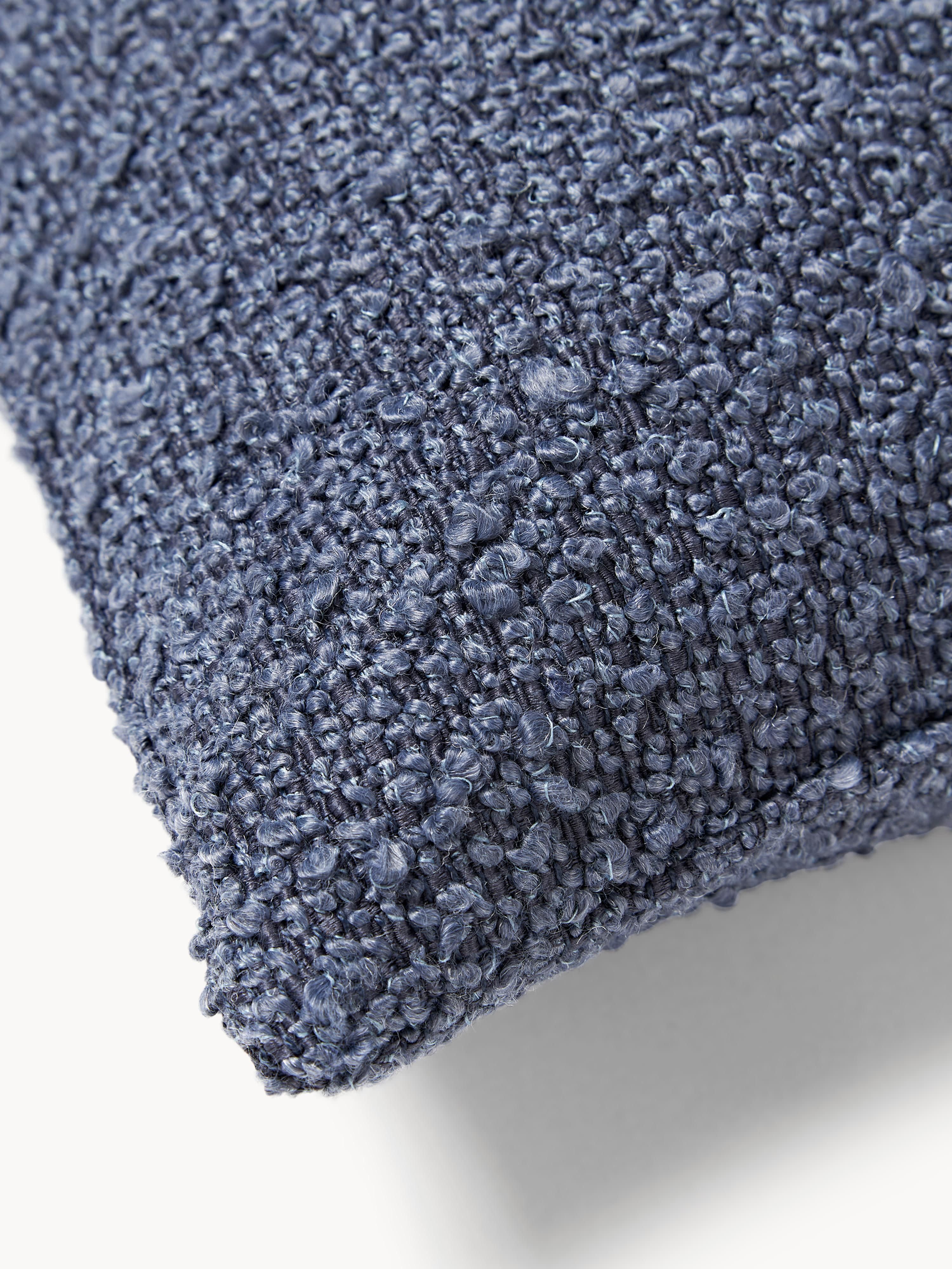 Bouclé kussenhoes Bellamie