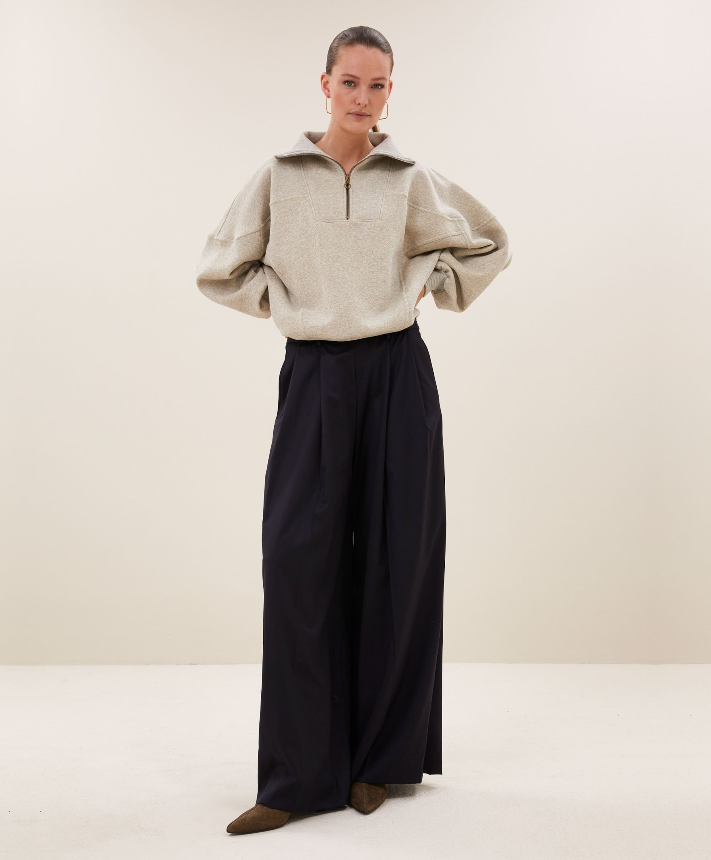by-bar Dames sweater goud