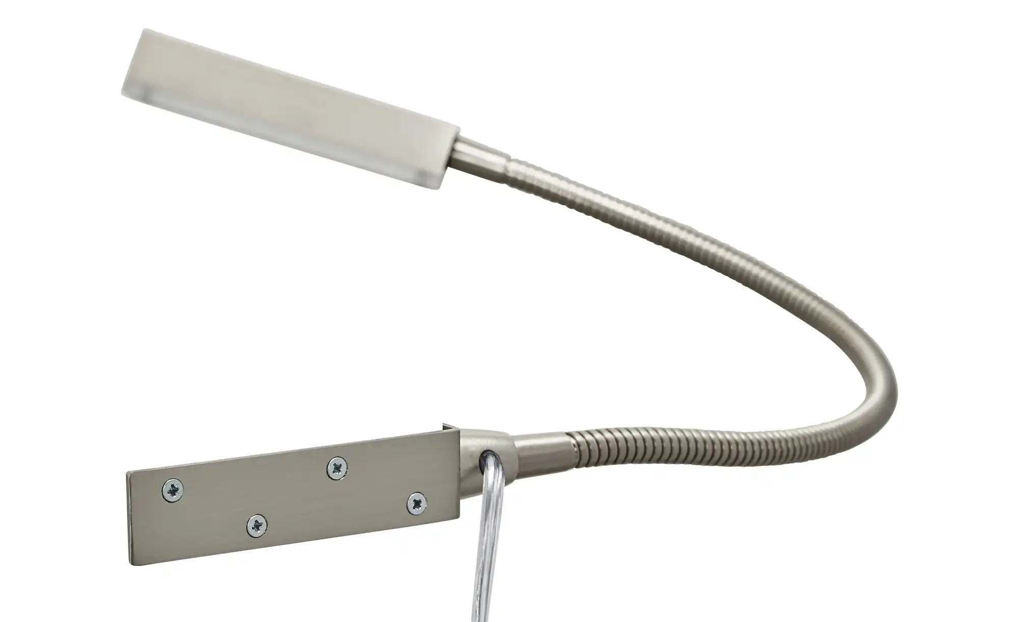 Fischer-Honsel LED-Bettleuchte, 1-flammig, Nickel matt