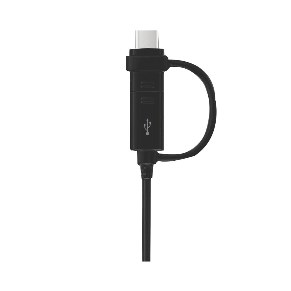 (1.5m) Combo 2in1 USB C   Micro USB Ladekabel Datenkabel (EP-DG930DBEGWW) - Schwarz