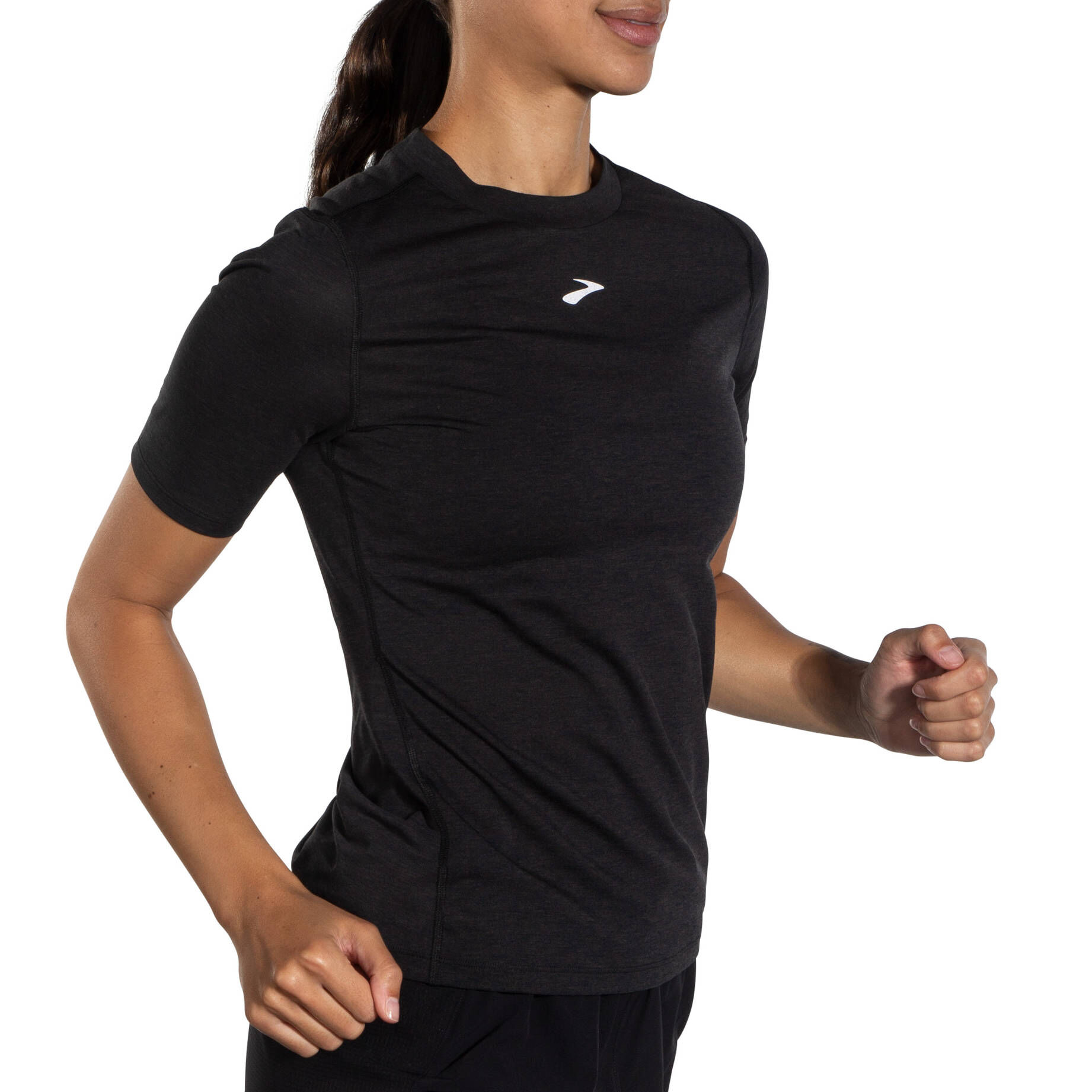 Brooks| Damen Laufshirt  HIGH POINT SHORT SLEEVE Kurzarm