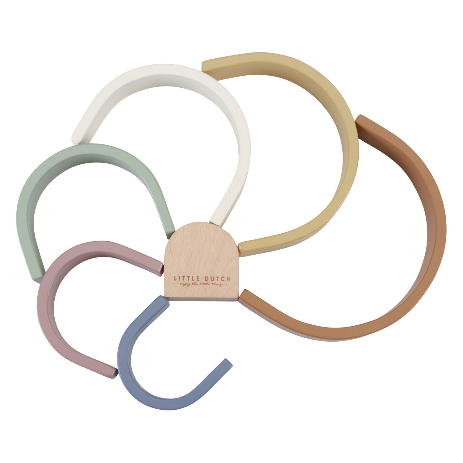 Little Dutch Houten Regenboog Blokken Vintage FSC