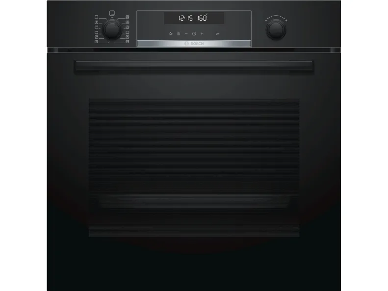 Bosch Serie | 6 HBA578BB0 - Ovn - til indbygning - niche - bredde: 56 cm - dybde: 55 cm - højde: 58.5 cm - med selv-rengøring - Klasse A - sort