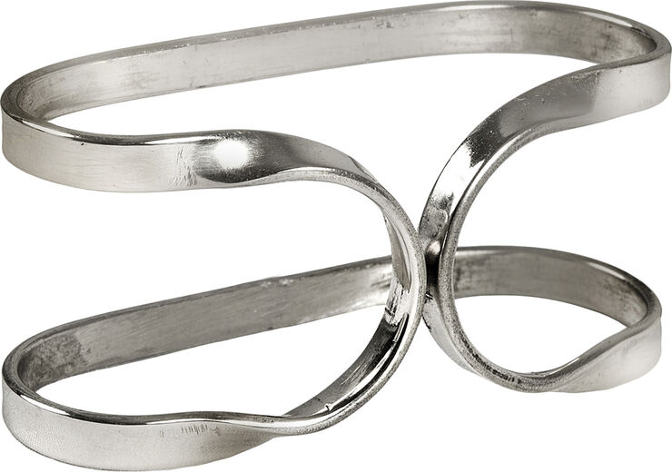 Himla Oslo NAPKIN RING silver 60x25mm 4-pack Silver