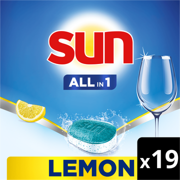 Sun All-in 1 Vaatwastabletten Citroen 19 tabletten