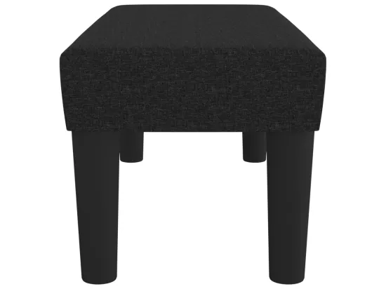 Banc Noir 70x30x30 cm Tissu