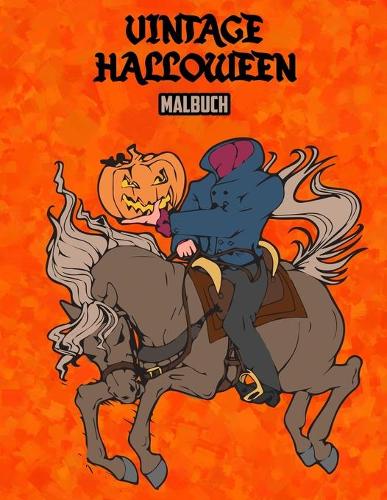 Vintage Halloween Malbuch (Paperback)