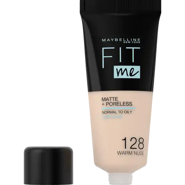 Fit ME! Matte + Poreless Foundation 128 Warm Nude