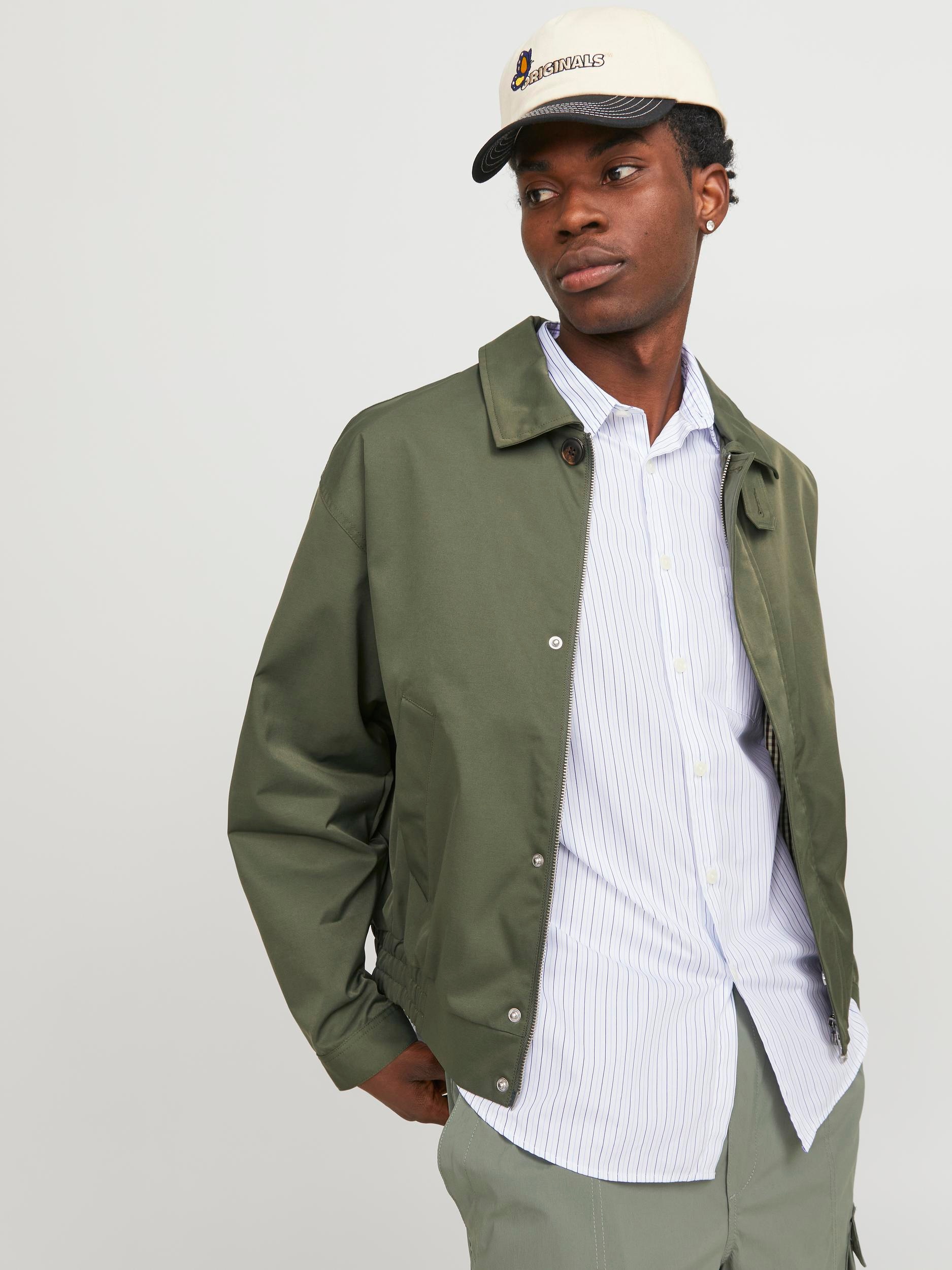 Jack & Jones Outdoorjacke »JORSANTORINI HARRINGTON JACKET SN«