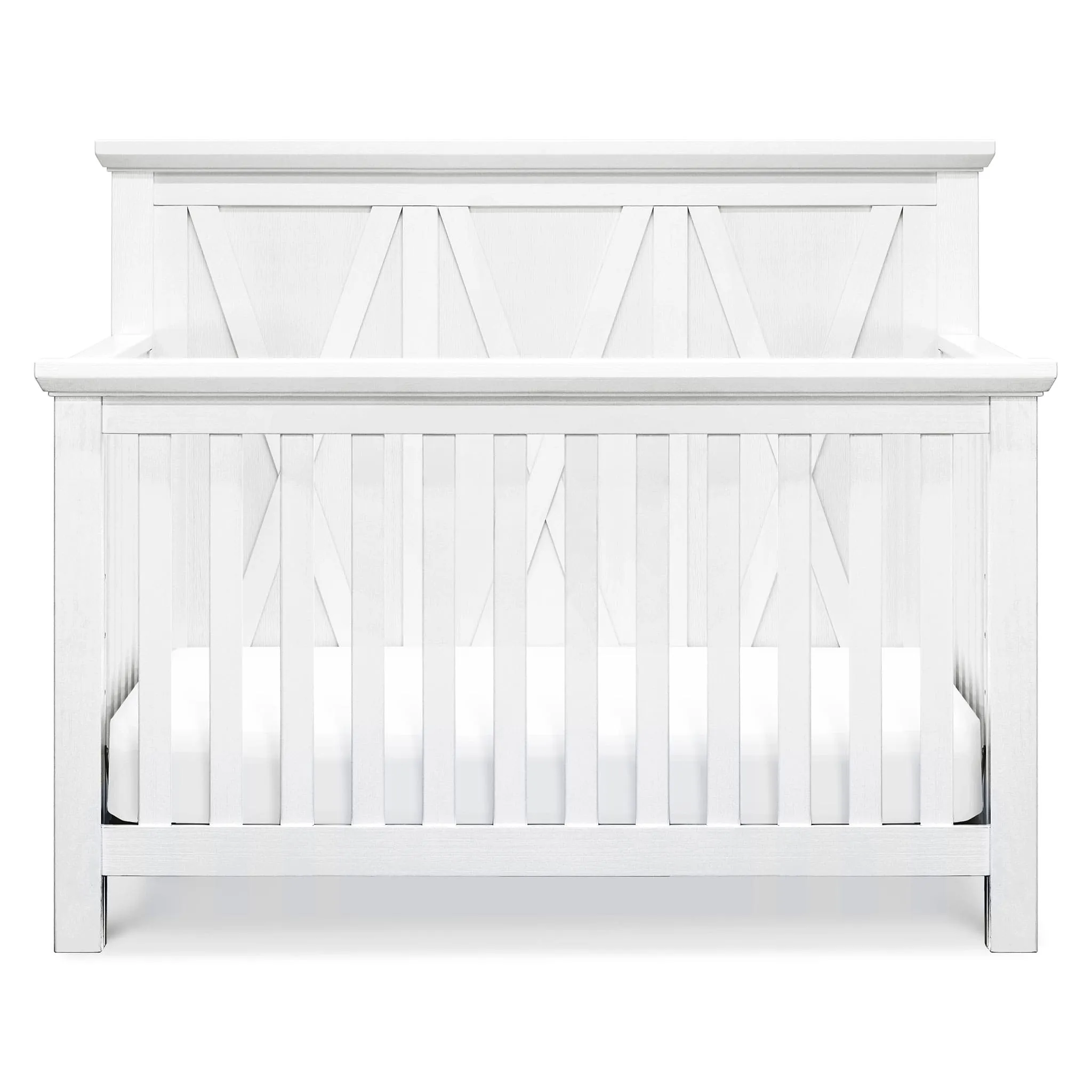 Million Dollar Baby Couchette Évolutive 3 en 1 Emory Farmhouse - Blanc Lin