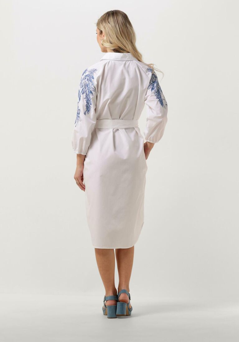 EST\\'SEVEN witte est'seven midi jurk emely dress