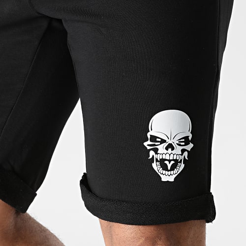 Short Jogging Skull Noir Blanc