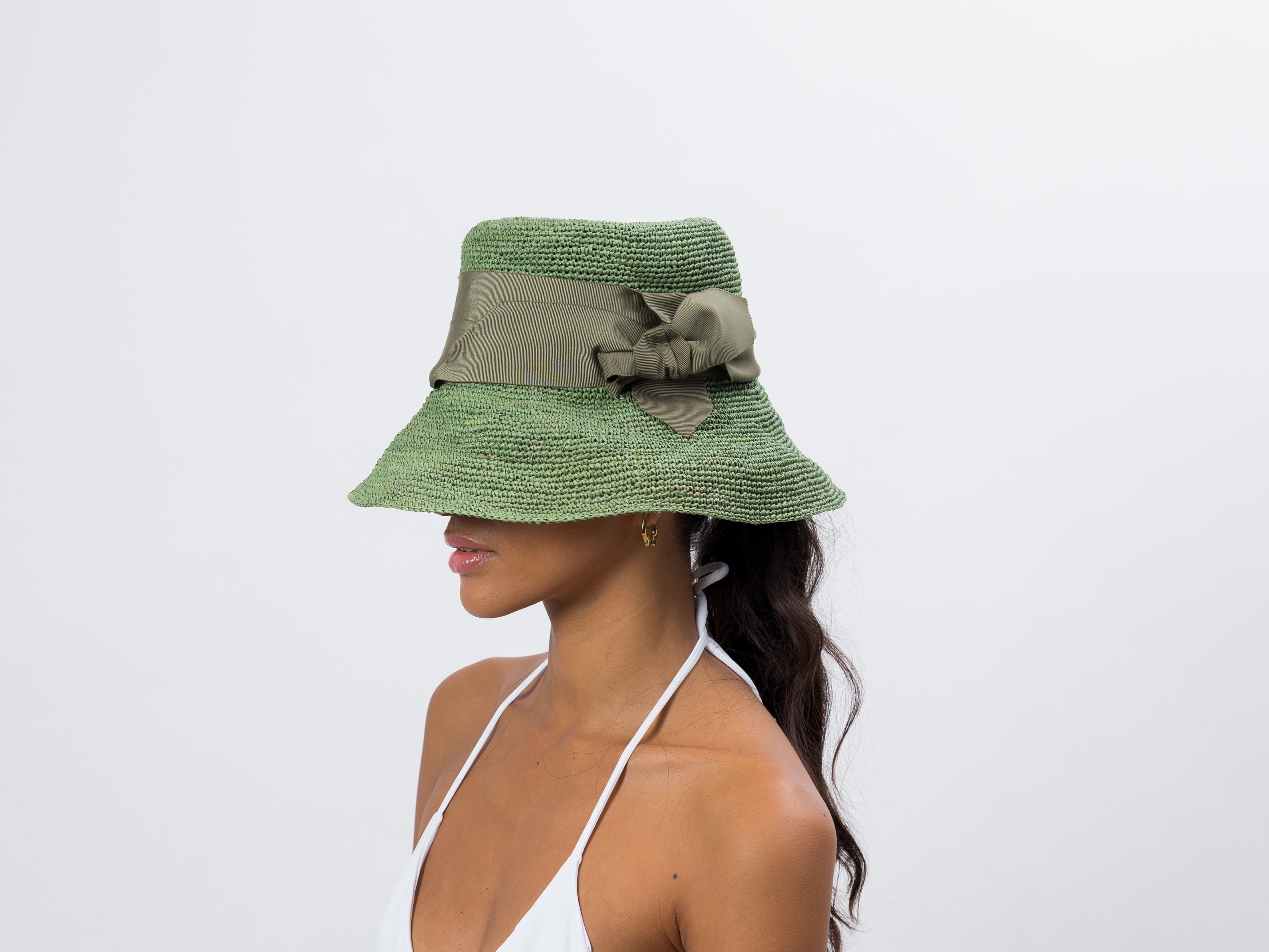 Chapeau au crochet avec abat-jour