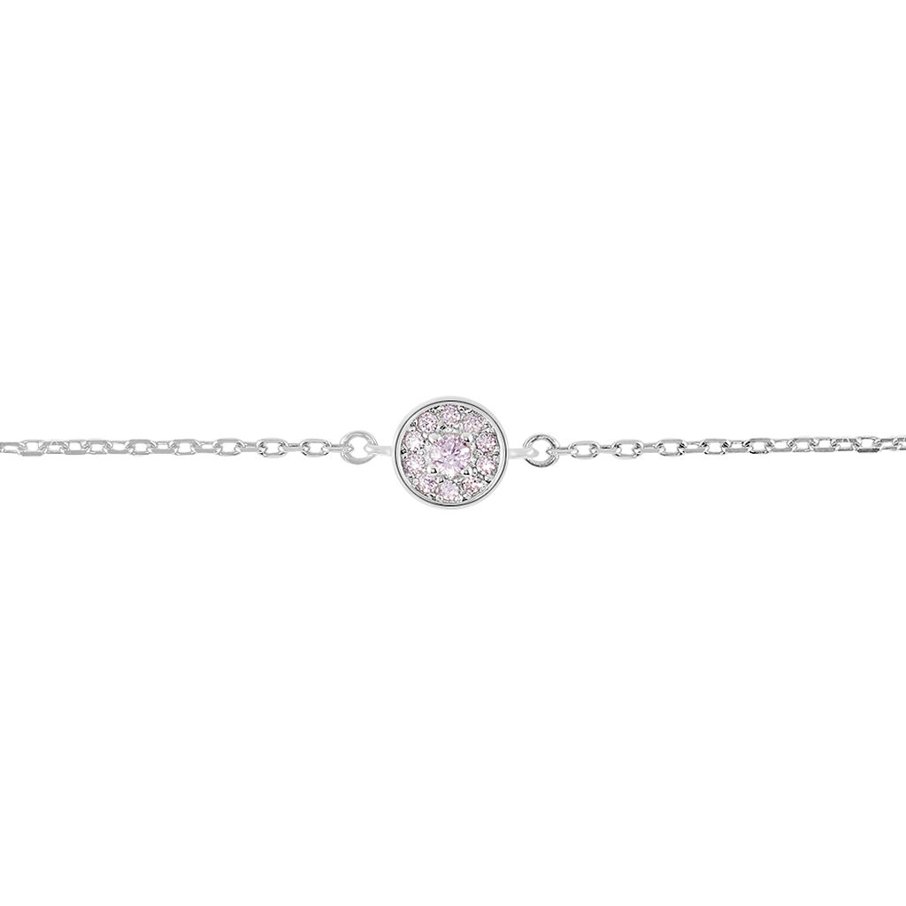 Bracelet Auxana Argent Blanc Oxyde De Zirconium