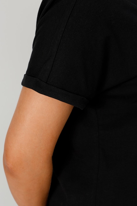 T-Shirt, großer Druck. Rundhals, Halbarm