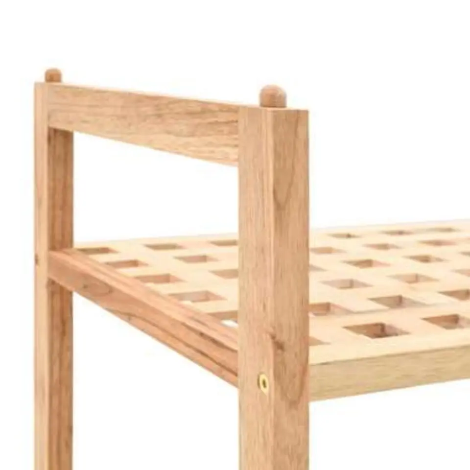 vidaXL - Schoenrek - Beige - Hout