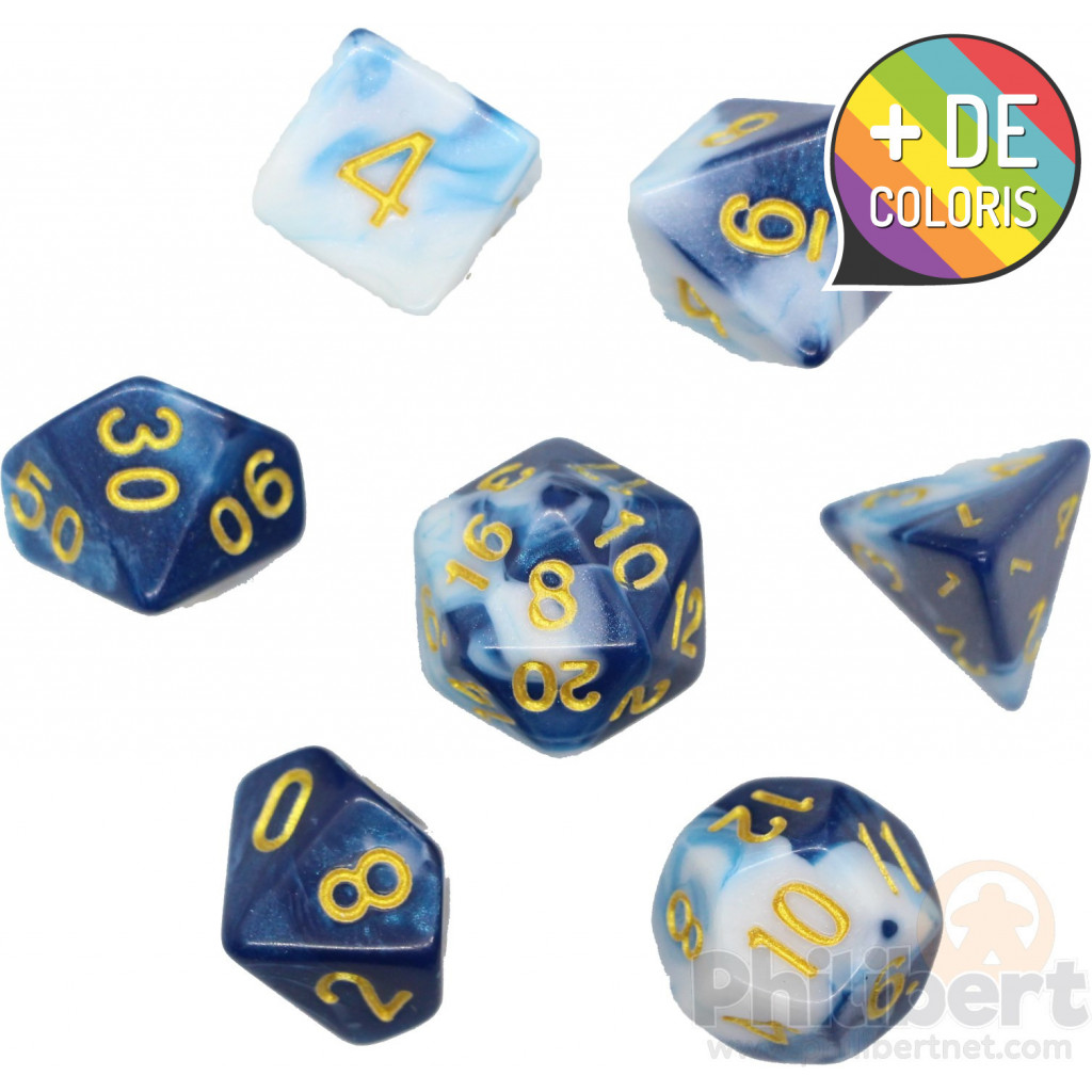 Set de dés JDR - Swirl