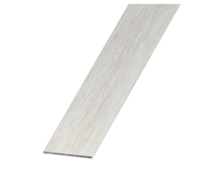 Plat aluminium brossé 30 mm, 1 m