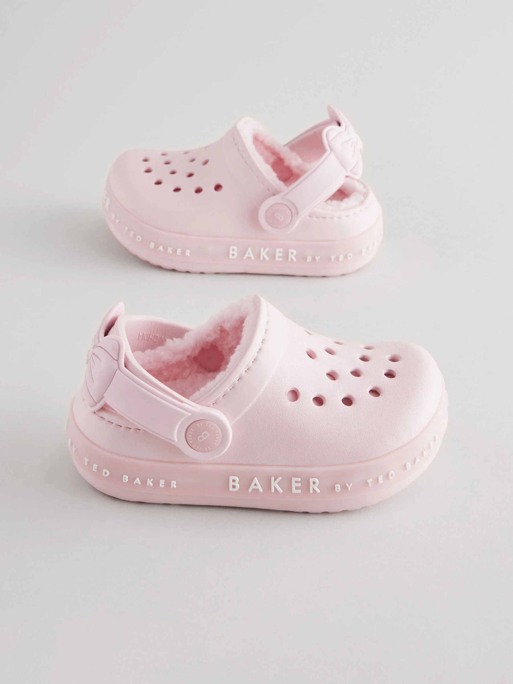 Roze - Baker by Ted Baker Girls Borg Lined Clog Slippers