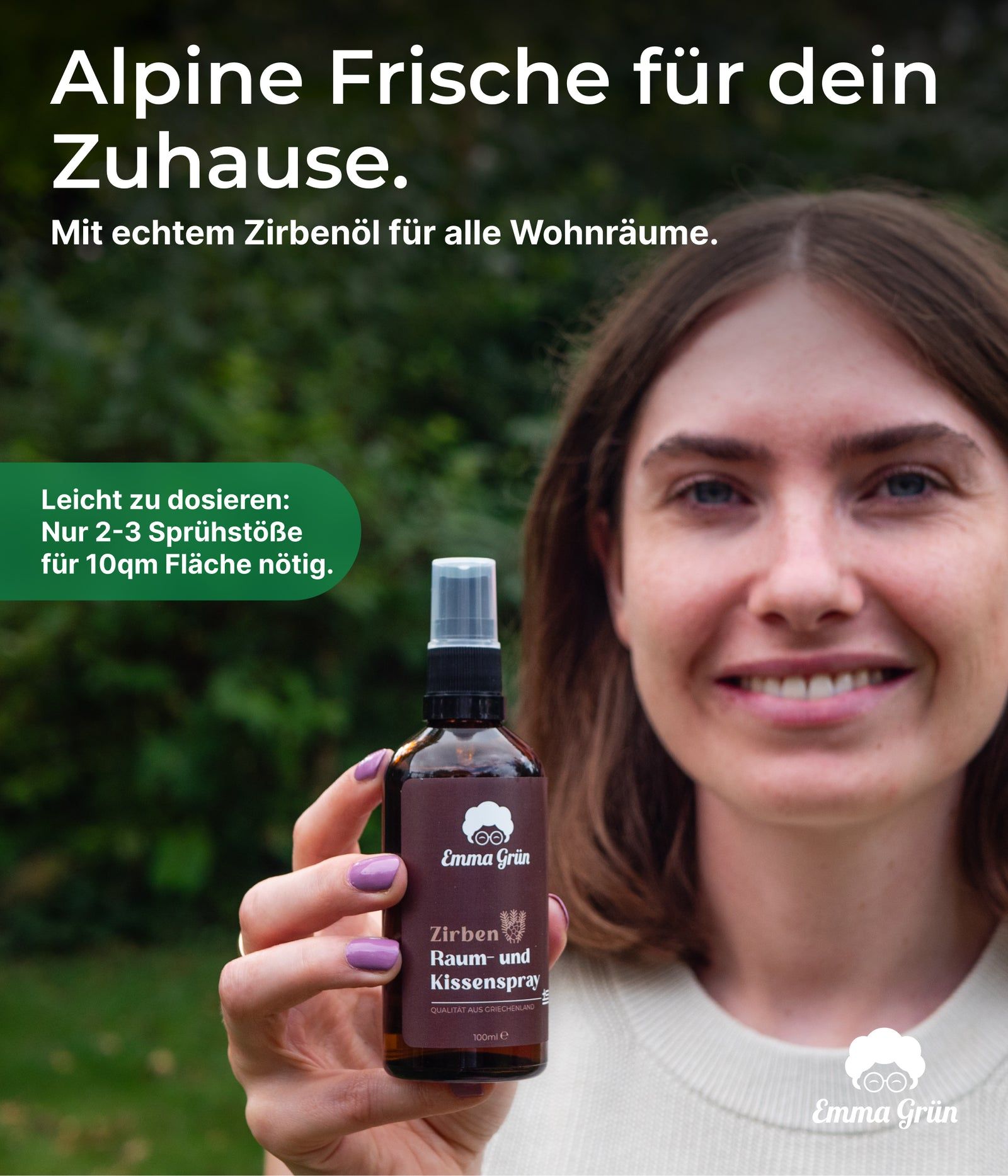 Emma Grün® Zirbe Raumspray & Kissenspray
