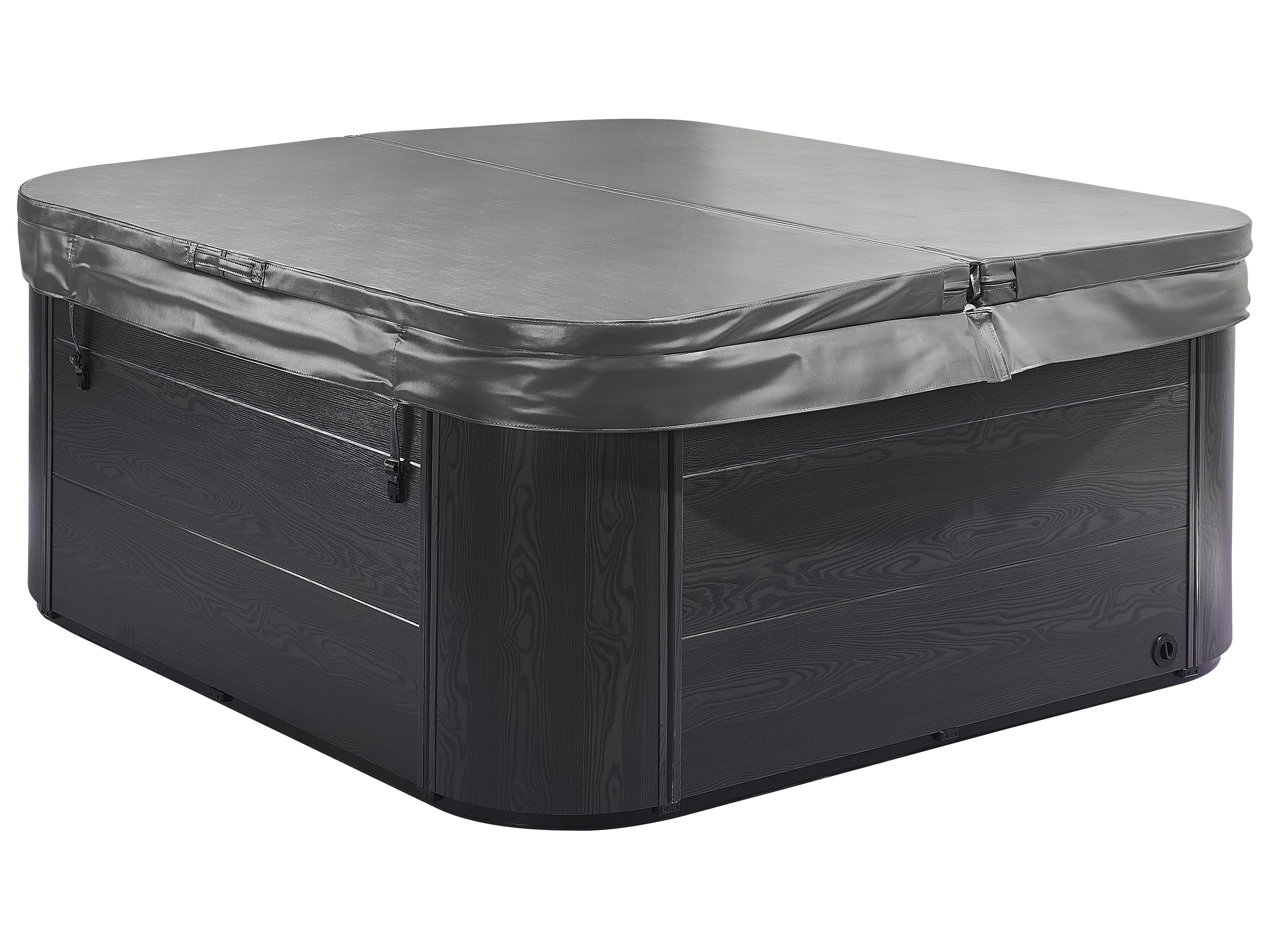 Buiten hottub met LED TULAROSA Grafietgrijs