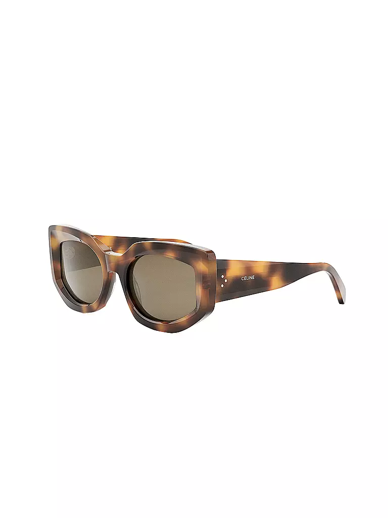 CELINE CELINE 3 Dots Havana Butterfly Sonnenbrille braun